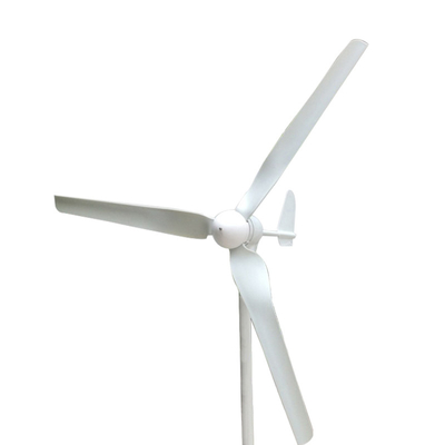 Turbina eólica horizontal pequena branca para o uso 600W 800W 1000W 12V 24V 48V da casa