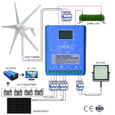 Gerador de turbina eólica pessoal Bluetooth opcional do agregado familiar WIFI 10KWH 20KWH 30KWH