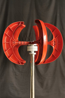 turbina eólica de baixa velocidade vermelha da turbina eólica 12V 24V da lanterna 100W