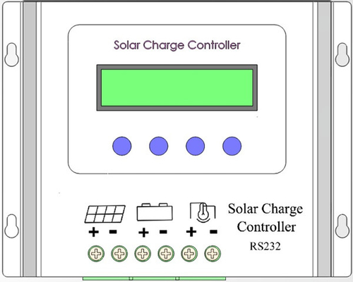 Controlador solar inteligente do painel solar PWM do controlador 12V 30A IP65 da carga de 500W PWM