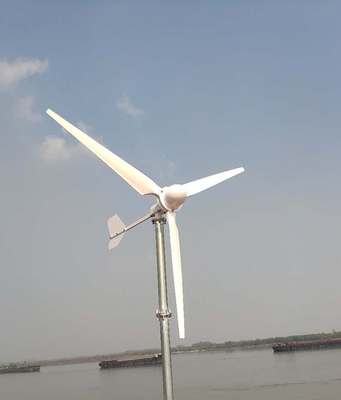 Lâmina horizontal da fibra de vidro da conexão da flange da turbina eólica de 3KW 5KW