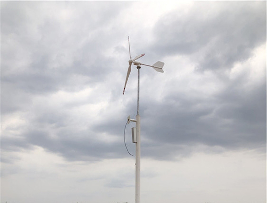 Lâmina horizontal da fibra de vidro da conexão da flange da turbina eólica de 3KW 5KW