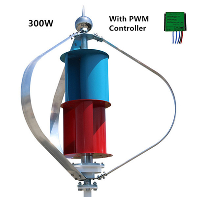 Lâmina vertical pequena de baixo nível de ruído da liga de alumínio da turbina eólica 24V 600W da linha central